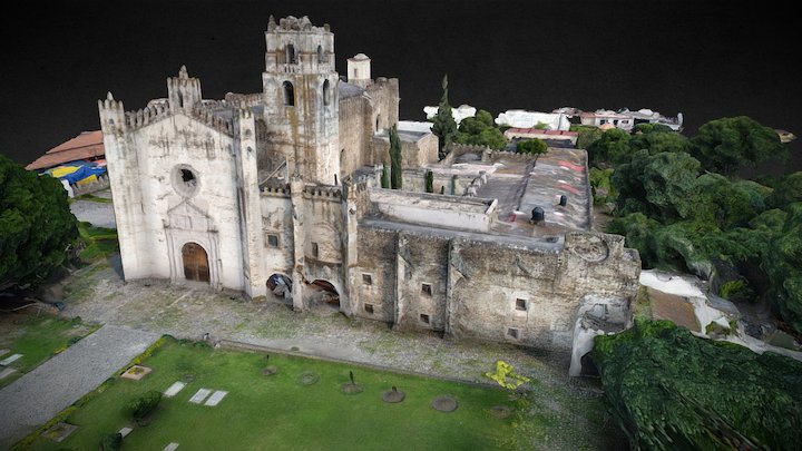 Ex Convento de San Juan Bautista 3D Model