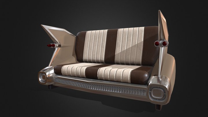 Cadillac Sofa 3D Model
