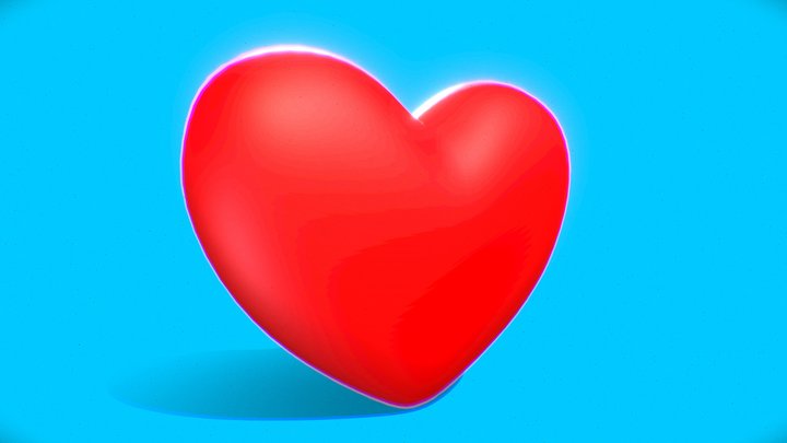 Props Heart 3D Model