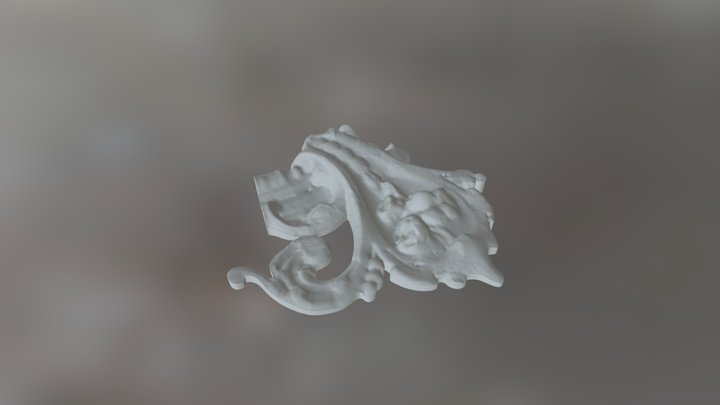 Ceiling Ornament Part 1/8 3D Model