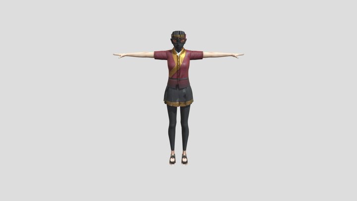 ShortSleeve LILY 3D Model
