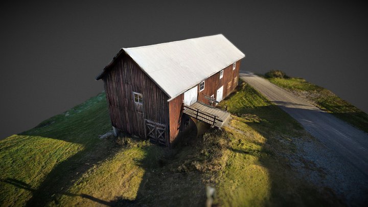 Old barn made in webodm 3D Model