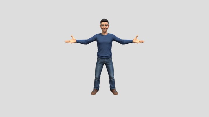 Welcome Gesture 3D Model