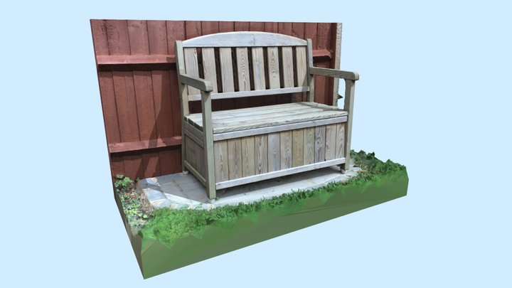 Garden-bench 3D models - Sketchfab