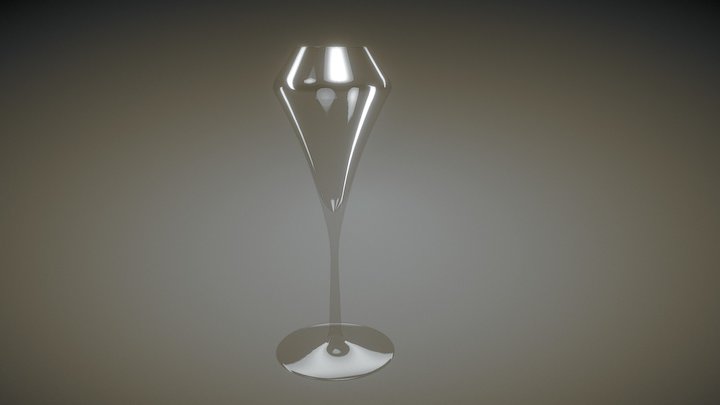 OPEN UP Champagneglass 20cl 3D Model