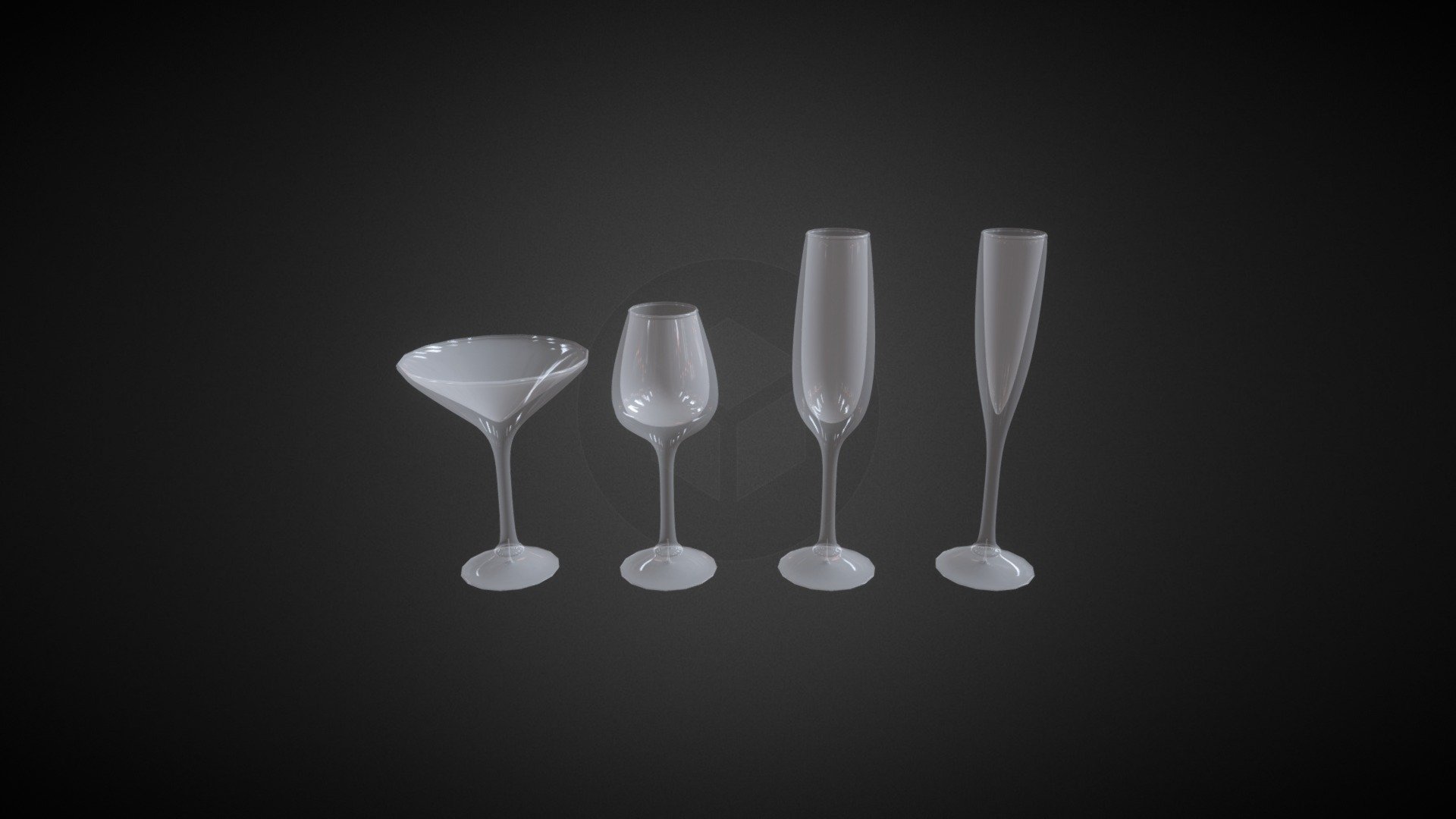 Set of glass