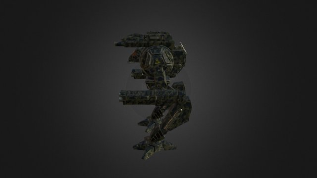 Blood ASP Mech_02 3D Model
