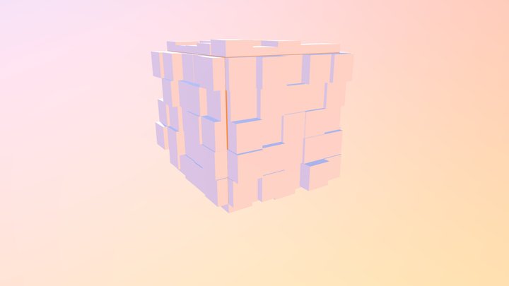Interchanging Cube 3D Model