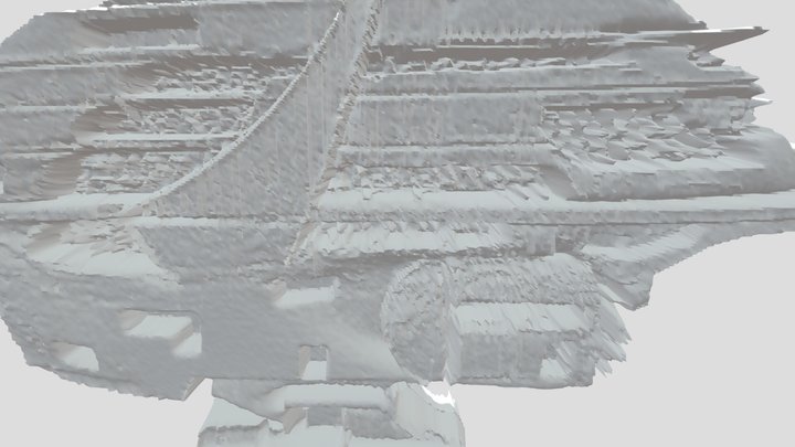 Vaisseau wall e 3D Model