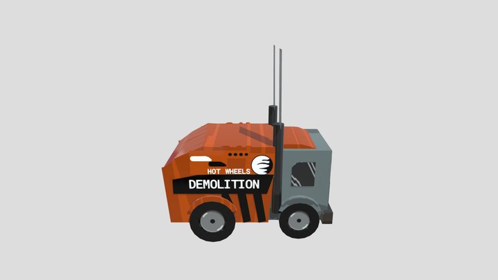 Demolition truck