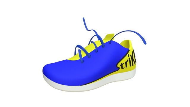 Strike Running Shoe 3D Model