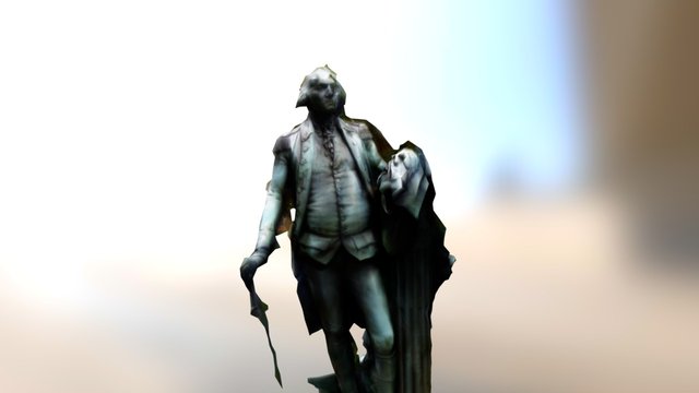 George Washington Statue 3D Model