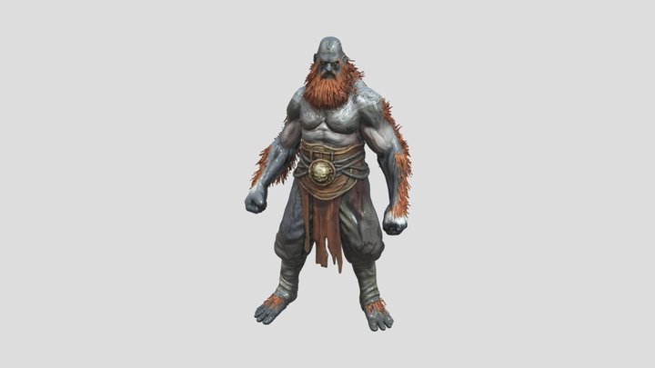 Giant Warrior 3D Model