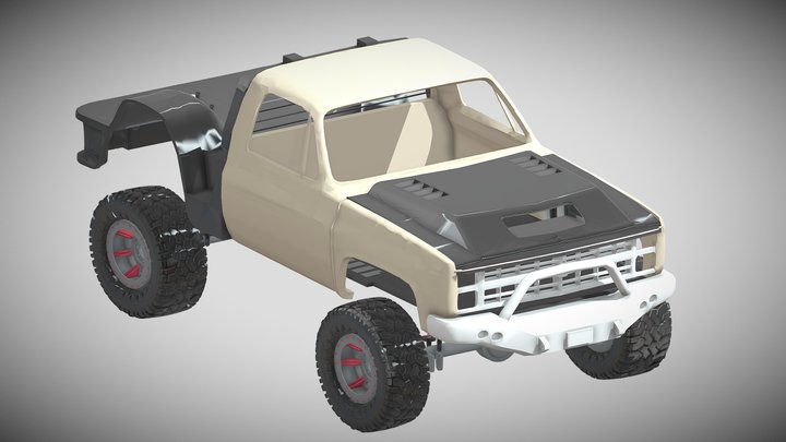 chevy rock crawler 3D Model