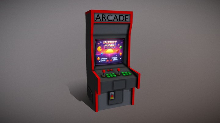Lowpoly Arcade Machine