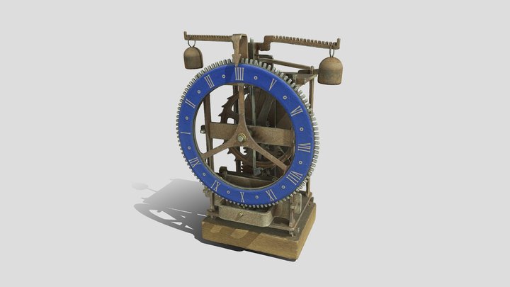 Ardavin´s medieval clock. Model Immanuel 3D Model