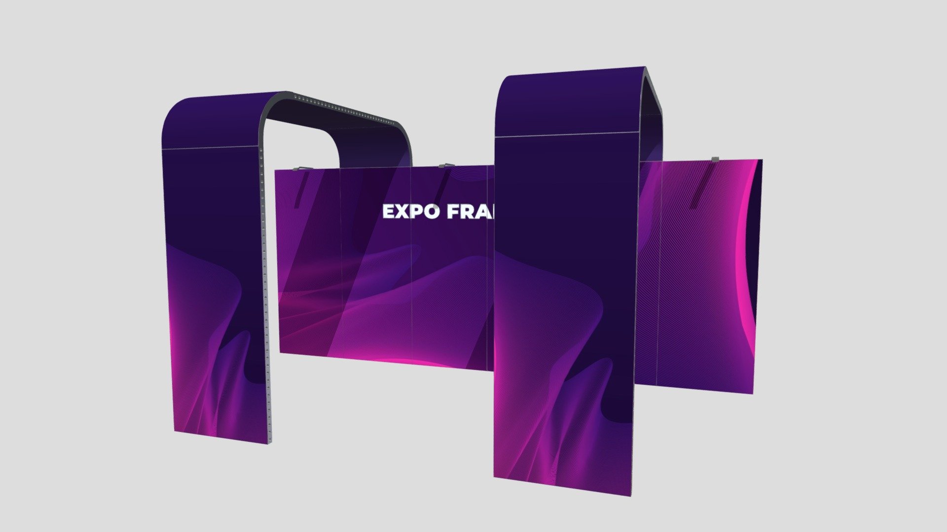 Expo Frames 3 6x3m 3D model by Markedsmateriell.no (Markedsmateriell