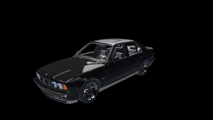 1995 BMW M5 (E34) – Modello 3D gratuito STL