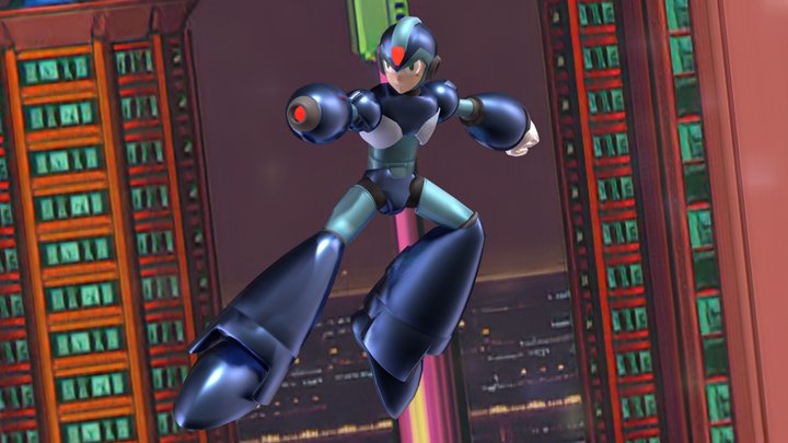 Mega Man X - Mega Man X1 Design - First Attempt 3D Model