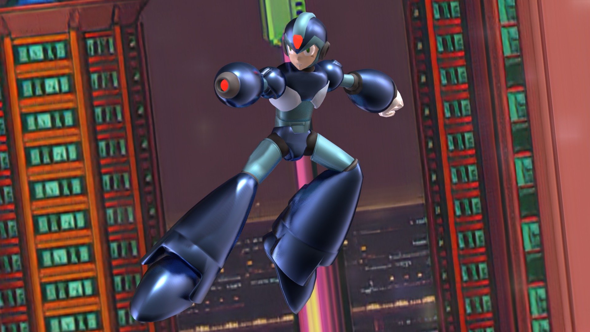 Mega Man X Mega Man X1 Design First Attempt 3D model