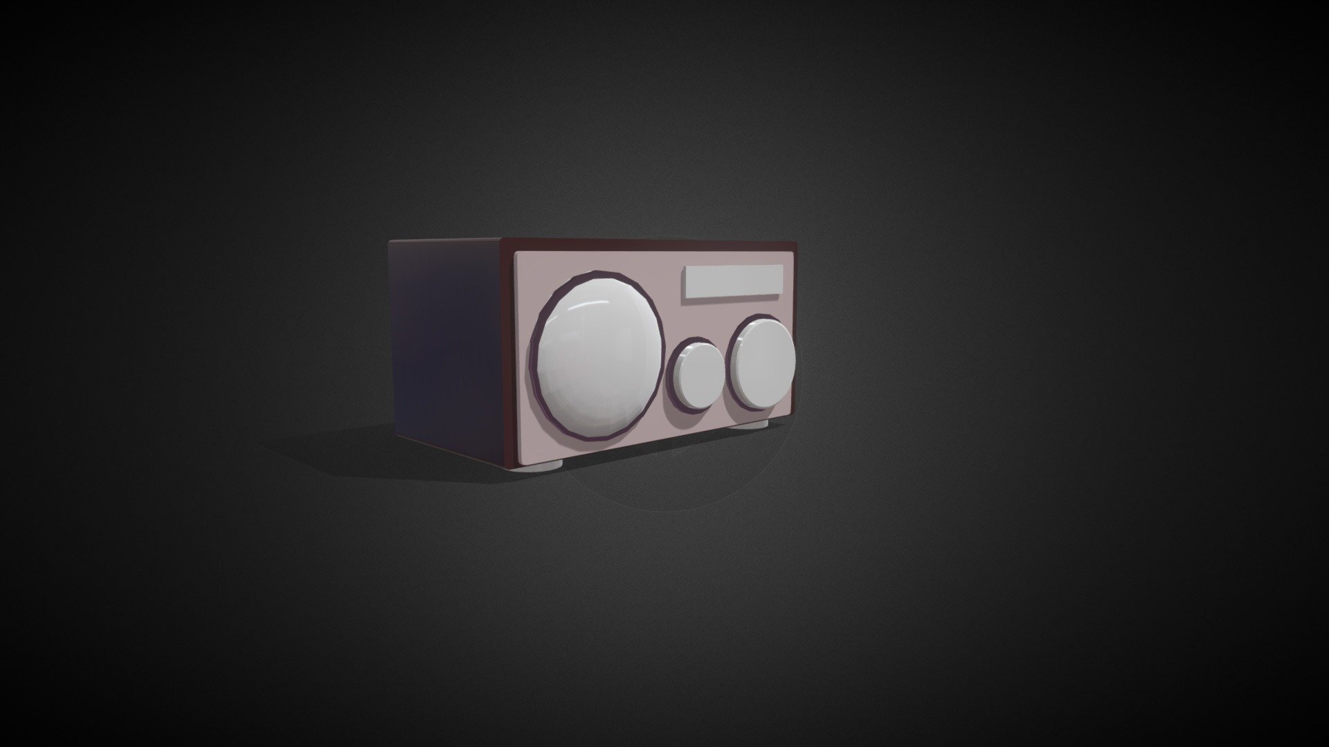 Vintage radio - 3D model by kainechukwu [852f055] - Sketchfab