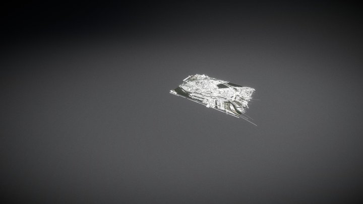 Hamburg city centre 3D Model