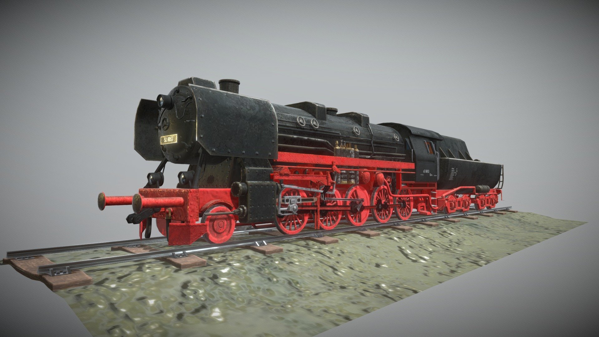 ArtStation - BR52 Steam locomotive animation
