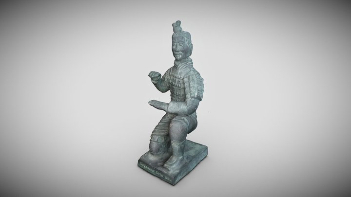 Chinese Warrior 3D Model