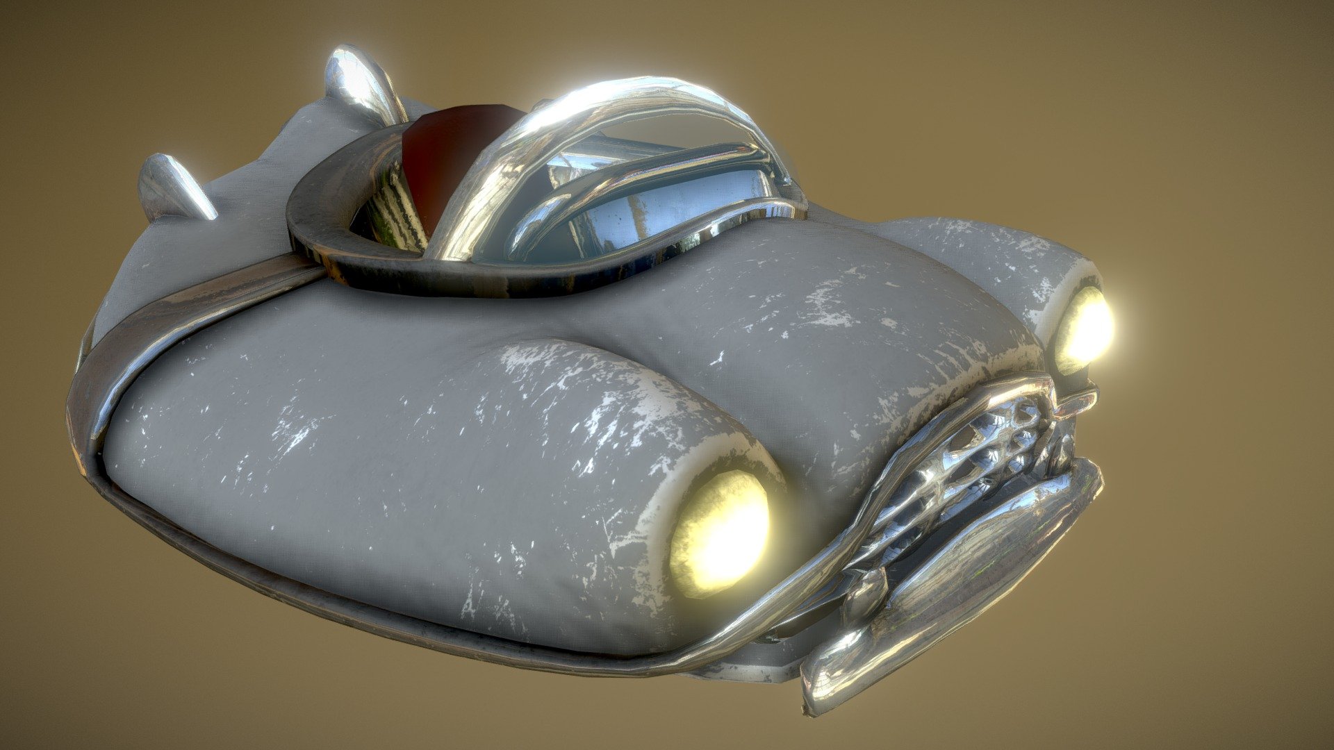 50's UFO car