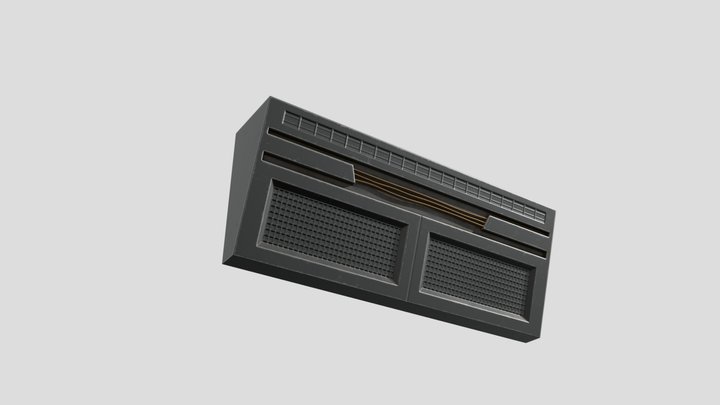 Scifi Ceiling Cornice 3D Model