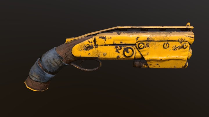 Gun 3D Model
