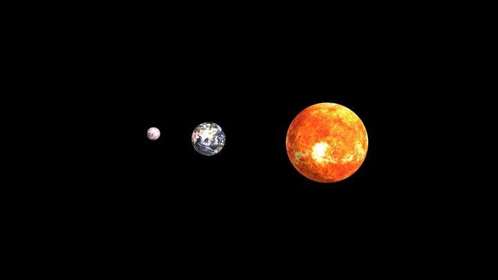 Gerhana Bulan 3D Model