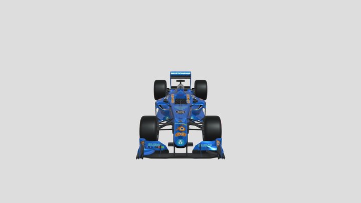 Formula 1 Car 3D Model