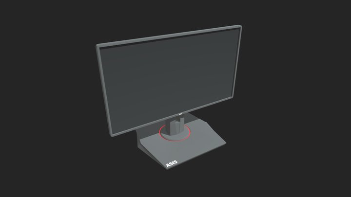 Fully Rigged PC Monitor – Free 3D Model STL
