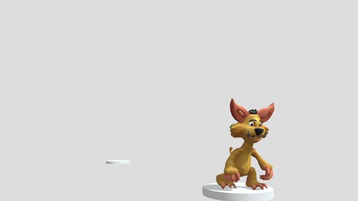 spike (basic animation, jump) 3D Model