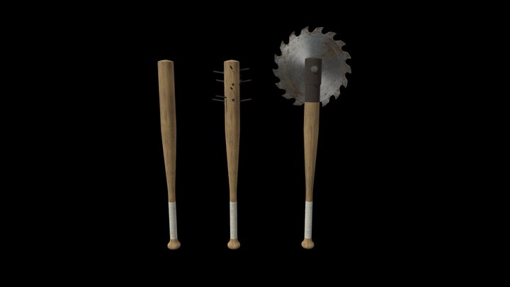 Simple Baseball Bats – Free 3D Model STL