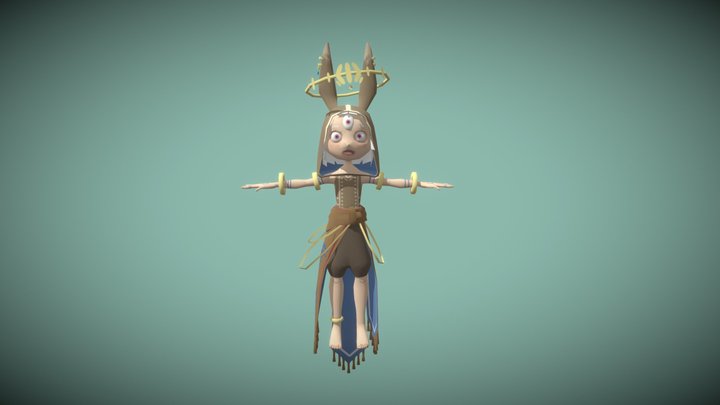 PolygonalMind, character test. 3D Model