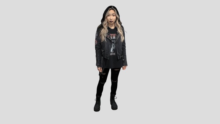 Midnight Rebel in Leather – Modèle 3D gratuit STL