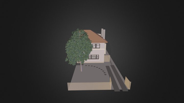 Bank House 3D Model