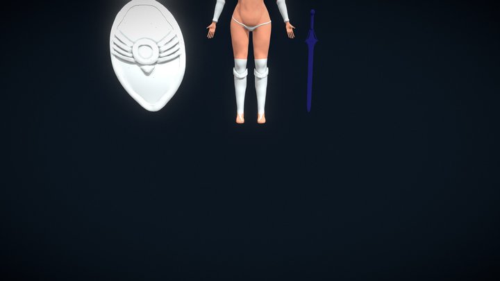 Super Woman 3D Model