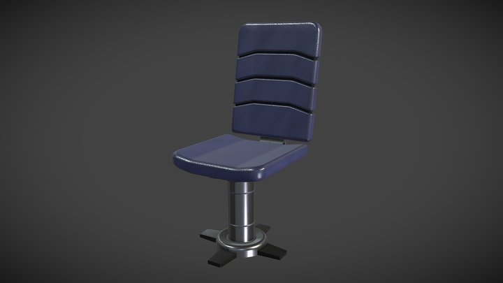 Sci-fi planted chair 3D Model