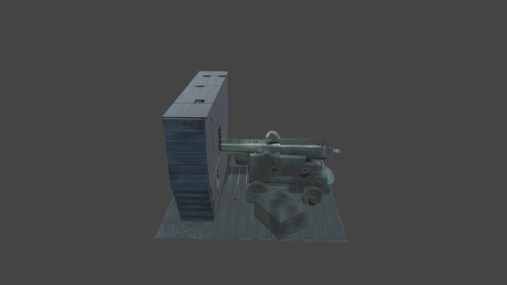 Final Cannon 3D Model