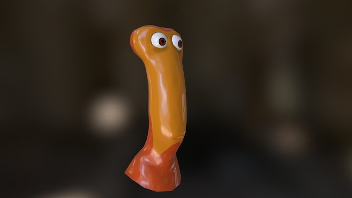 Alien Head 3D Model