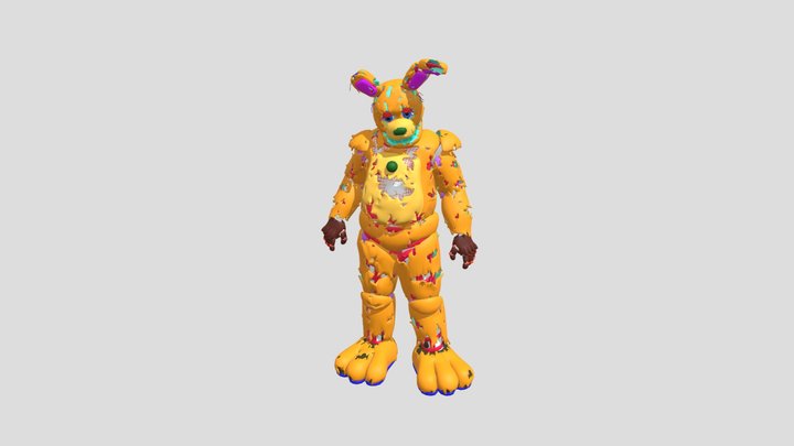 BTB Springtrap Optd 3D Model