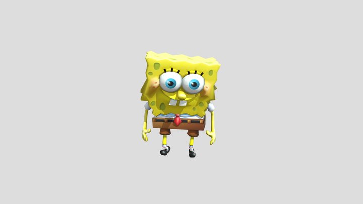 SpongeBob Hip Hop Dancing 3D Model