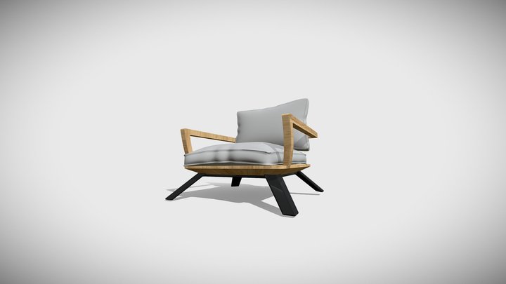 MD Armchair 3D Model