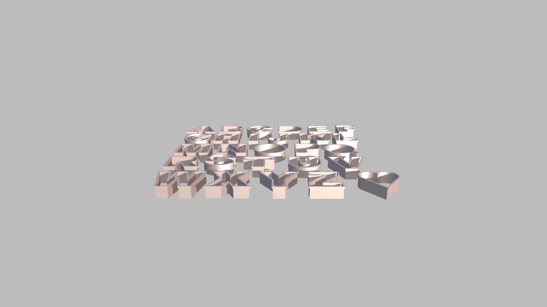 Cookie Cutters (Arial Bold)