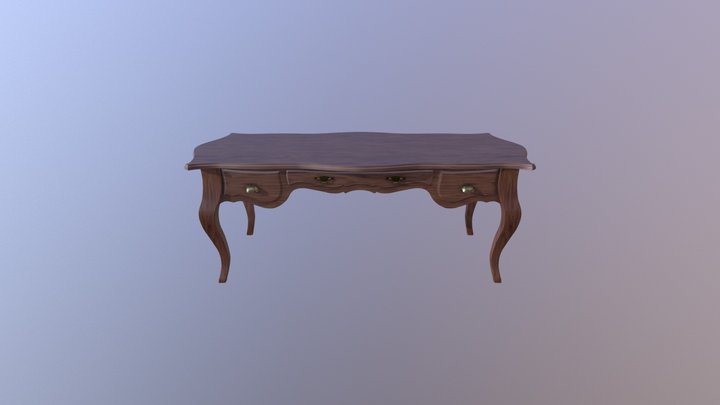 18th Century Table 3D Model