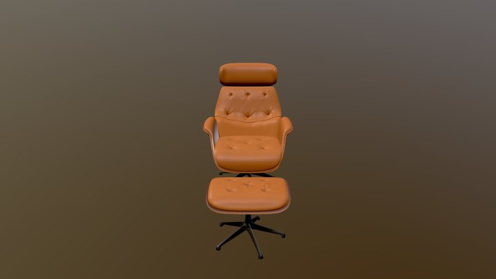 Chair_Leather 3D Model