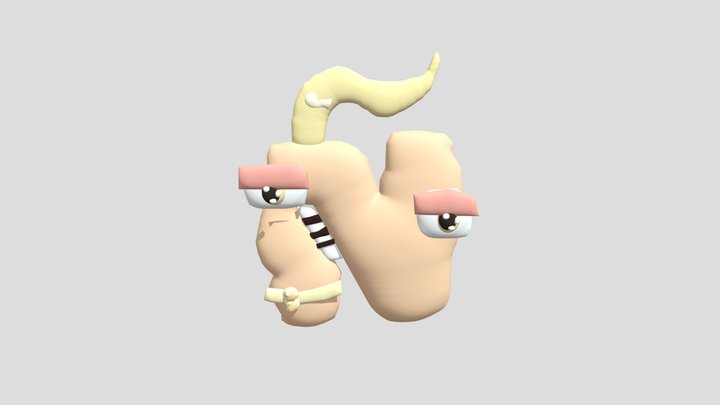 Baby Z (Alphabet Lore) - Download Free 3D model by aniandronic  (@aniandronic) [3a17998]